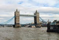 Tower Bridge over the River Thames Royalty Free Stock Photo