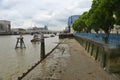 London, UK - Bank of the River Thames