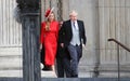 Boris Johnson and Carrie Johnson attend Platinum Jubilee thanks giving service at St Pauls Cathedral,
