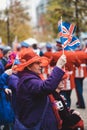 Brittish London Red Hatters at Lord Mayor Of London show Parade