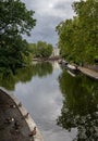 London, UK: Canal boats at Little Venice Royalty Free Stock Photo