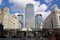 LONDON, UK - CANARY WHARF, MARCH 22, 2014 Royalty Free Stock Photo