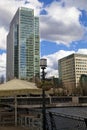 LONDON, UK - CANARY WHARF, MARCH 22, 2014 Royalty Free Stock Photo