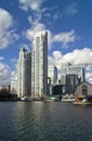 LONDON, UK - CANARY WHARF, MARCH 22, 2014 Royalty Free Stock Photo