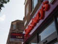 Sainsbury supermarket storefront in London