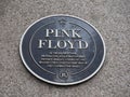 Pink Floyd plaque at Regent Street Polytechnic in London