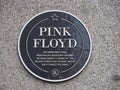 Pink Floyd plaque at Regent Street Polytechnic in London