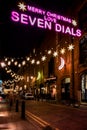 Seven Dials in Covent Garden, London Royalty Free Stock Photo