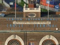 London, UK - December 11 2018: Looking at the London International Cruise Terminal, Port of London Authority, at Tilbury Docks