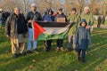 Pro Palestine rally for full ceasefire now march through the of Newham and Redbridge, London Royalty Free Stock Photo