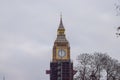 Big Ben renovated clock face, London, UK Royalty Free Stock Photo