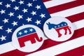 Republicans and Democrats Royalty Free Stock Photo