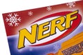 NERF Logo in a Catalogue Royalty Free Stock Photo