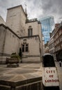 London, UK: The Dutch Church located on Austin Friars in the City of London