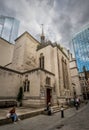 London, UK: The Dutch Church located on Austin Friars in the City of London