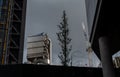 London, UK: The facilities structure on top of the Lloyds Building