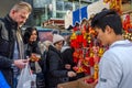 Chinese vendor at China Town, London