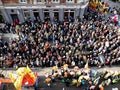 LONDON, UK - 14 FEBRUARY 2016: Crowd for for Chinese New Year 2016 