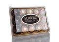 LONDON, UK - FEBRUARY 28, Ferrero Collection Rocher premium chocolate sweets plastic box.