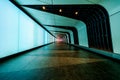 Tunnel linking St Pancras International and King`s Cross St Pancras Underground stations Royalty Free Stock Photo