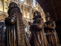 LONDON/UK - FEBRUARY 24 :Statues in Southwark Cathedral in London on February 24, 2017