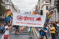 Gay Bikers Motorcycle Club celebrating London LGBTQ Pride Parade