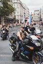 Gay Bikers Motorcycle Club celebrating London LGBTQ Pride Parade