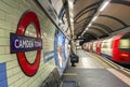 LONDON, UK - Gennary 5, 2019: Camden Town underground station in London. London Underground is the 11th busiest metro system Royalty Free Stock Photo