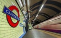 LONDON, UK - Gennary 5, 2019: Camden Town underground station in London. London Underground is the 11th busiest metro system Royalty Free Stock Photo