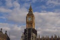 Big Ben scaffolding removed, London, UK