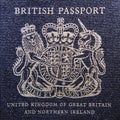 Old British Passport Royalty Free Stock Photo