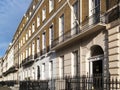 Georgian terraced town houses Royalty Free Stock Photo