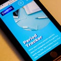 Tampax Period Tracker App Screenshot On A Mobile Or Smart Phone