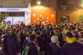 LONDON, UK - JANUARY 11TH 2016: Fans paying tribute to David Bowie after his death