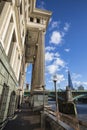 Vintners Place on the Thames Path in London Royalty Free Stock Photo