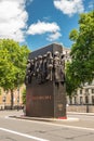 Isolated Women of WWII statue, Whitehall A3212, London, England