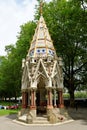 Buxton Memorial standing in Victoria Tower Gardens