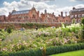 English garden and park Tudors time, Hampton court locates in West London Royalty Free Stock Photo