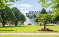 English garden and park Tudors time, Hampton court locates in West London