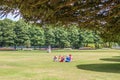 English garden and park Tudors time, Hampton court locates in West London Royalty Free Stock Photo