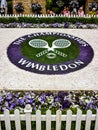 Flower arrangement at The Wimbledon Tennis Championships. London, UK
