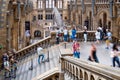 The Hintze Hall at the Natural History Museum in London Royalty Free Stock Photo