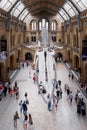 The Hintze Hall at the Natural History Museum in London Royalty Free Stock Photo