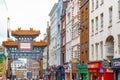 London Chinatown features Chinese restaurants, bakeries and souvenir shops