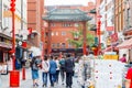 London Chinatown features Chinese restaurants, bakeries and souvenir shops