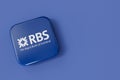 LONDON, UK - July 2023: Royal bank of Scotland bank company logo. 3D Rendering