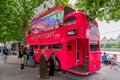 London, UK - july 30 2022: Snog frozen yogurt food truck. Royalty Free Stock Photo