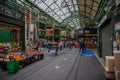 Views inside London\'s famous Borough Market