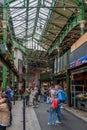 Views inside London\'s famous Borough Market