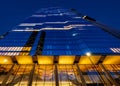 22 Bishopsgate or TwentyTwo in the City of London, UK at dusk Royalty Free Stock Photo